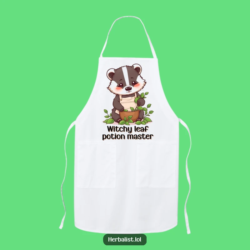 Funny Badger Chef Apron - Hilarious Gift for Kitchen Masters!