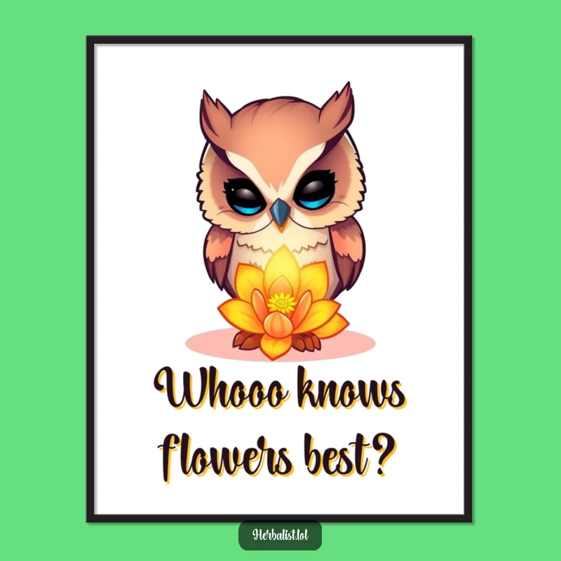 Curious Owl Glow Free Printable Wall Art - Whimsical Downloadable Decor for Any Room!