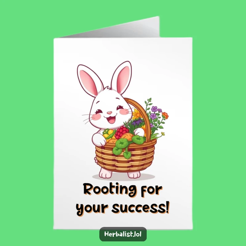 Free Printable Rabbit Congrats Card - Funny Downloadable DIY Message